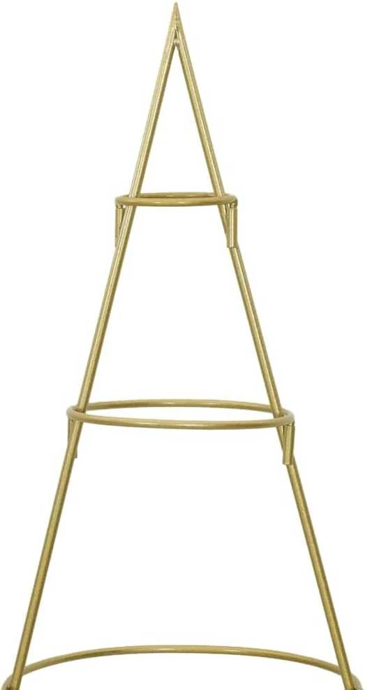 Metalinis Kalėdų medis s stovu Auksinė 148 cm