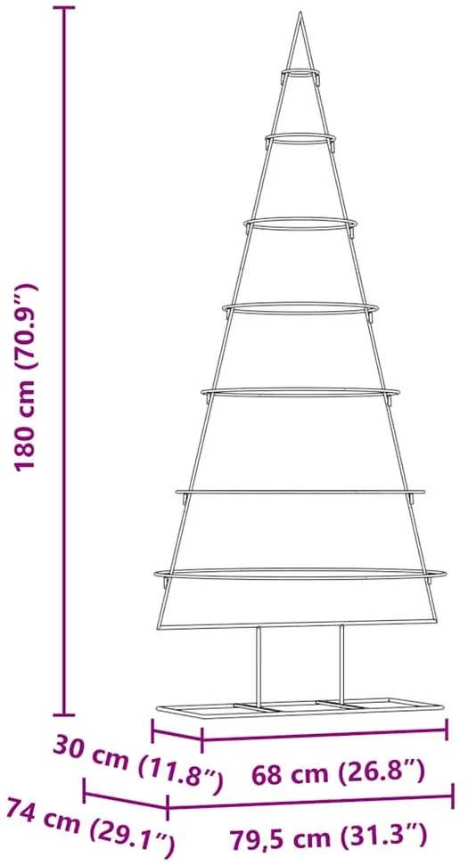 Metalinis Kalėdų medis s stovu Auksinė 180 cm