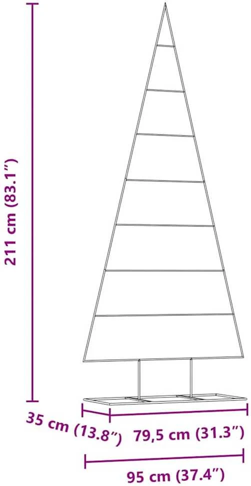 Metalinis Kalėdų medis Auksinė 211 cm