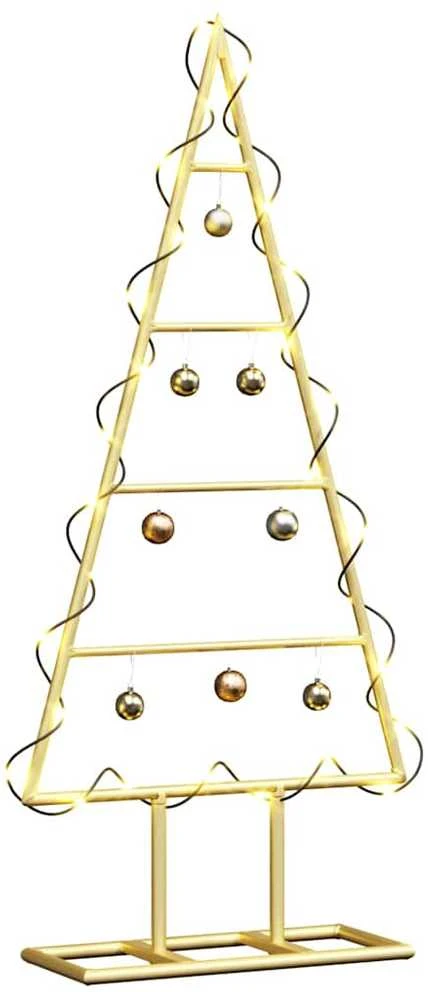 Metalinis Kalėdų medis Auksinė 60 cm