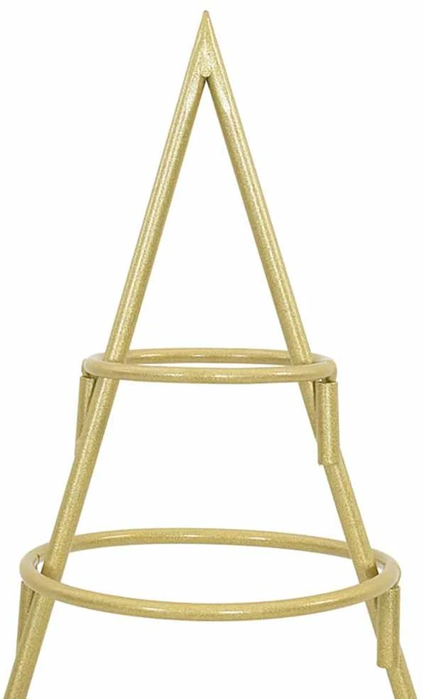 Metalinis Kalėdų medis s stovu Auksinė 90 cm