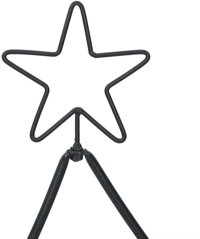 Metalinis Kalėdų medis Juoda 125 cm Plienas
