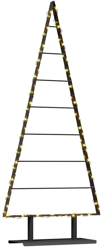 Metalinis Kalėdų medis s stovu Juoda 150 cm Plienas