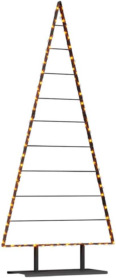 Metalinis Kalėdų medis s stovu Juoda 210 cm Plienas