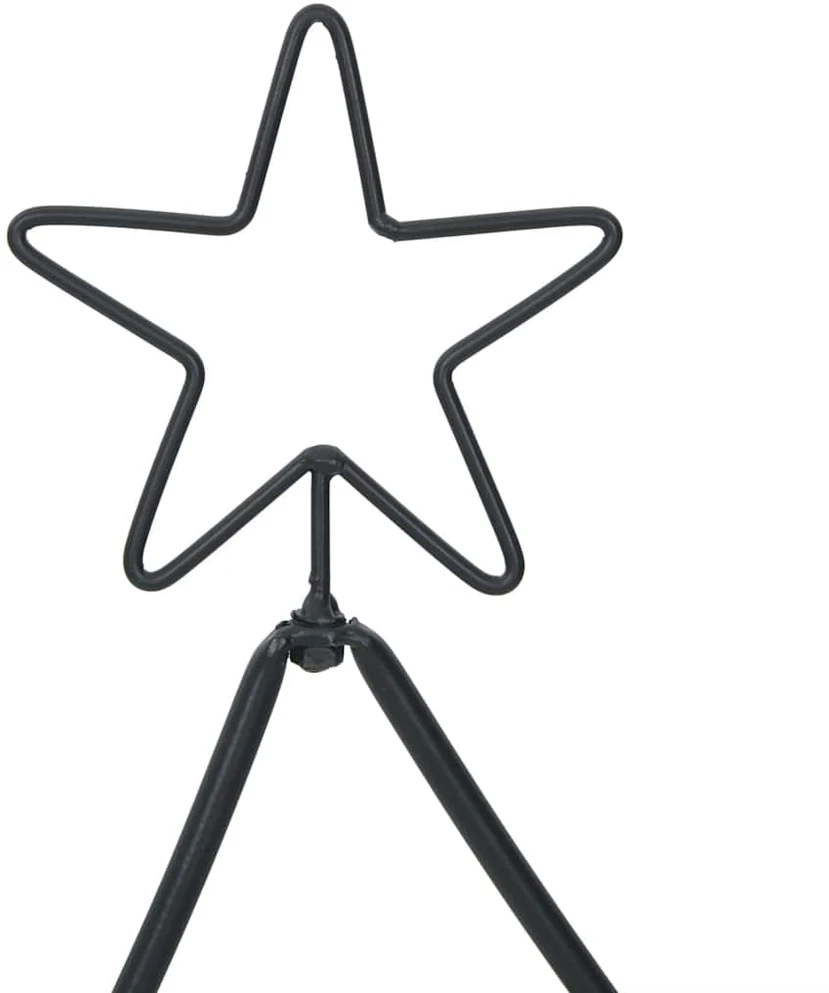Metalinis Kalėdų medis Juoda 210 cm Plienas