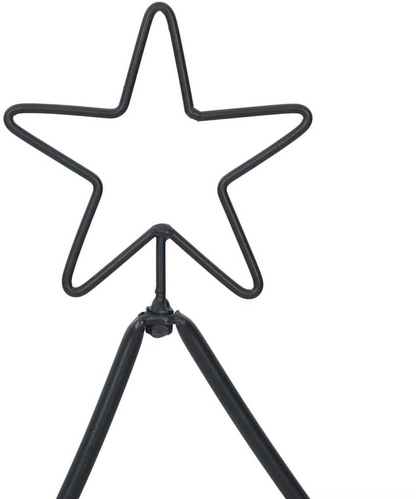 Metalinis Kalėdų medis Juoda 210 cm Plienas
