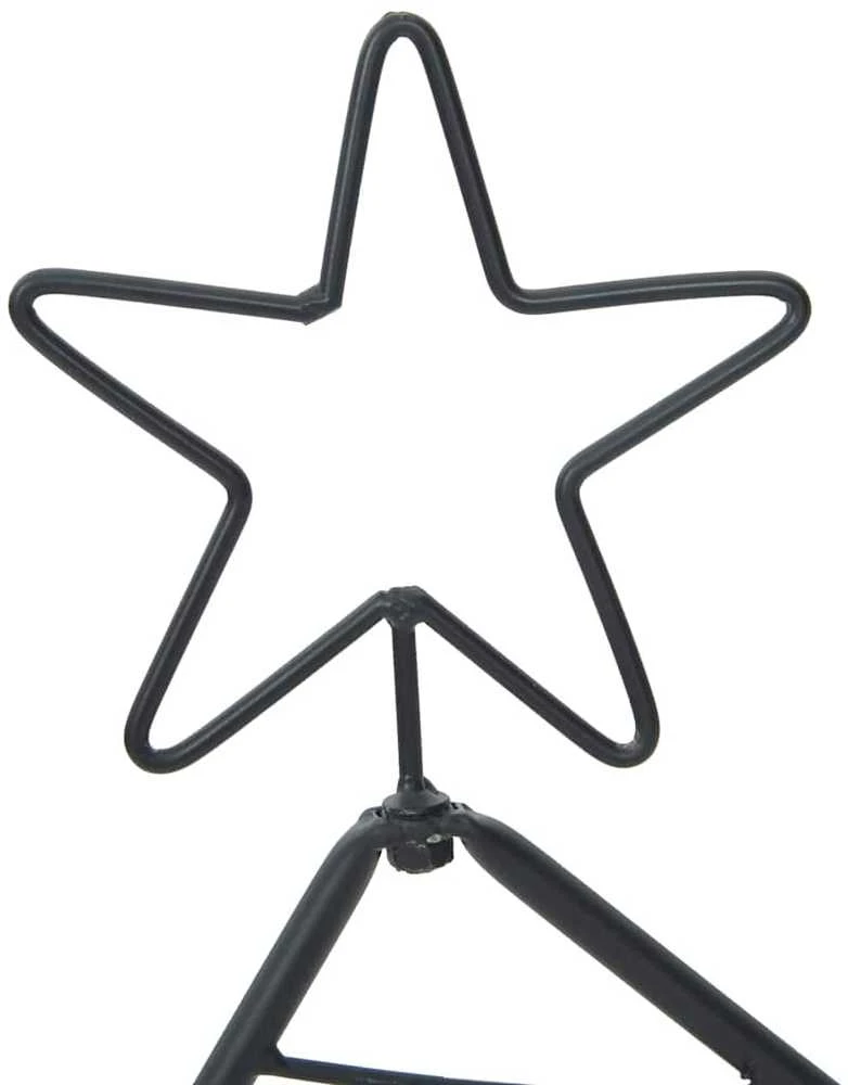 Metalinis Kalėdų medis Juoda 60 cm Plienas