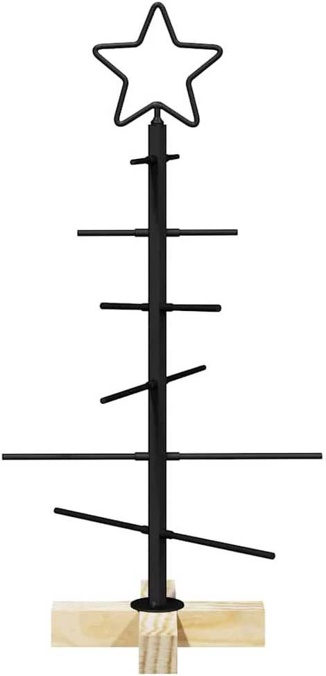 Metalinis Kalėdų medis Juoda 59,5 cm