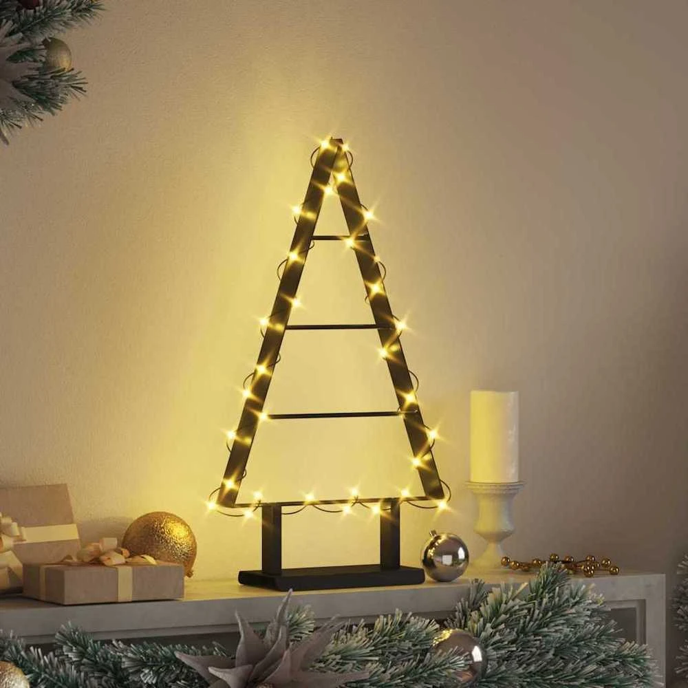 Metalinis Kalėdų medis Juoda 60 cm Plienas