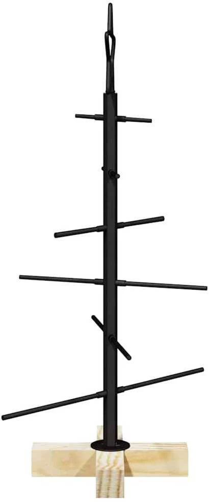 Metalinis Kalėdų medis Juoda 59,5 cm