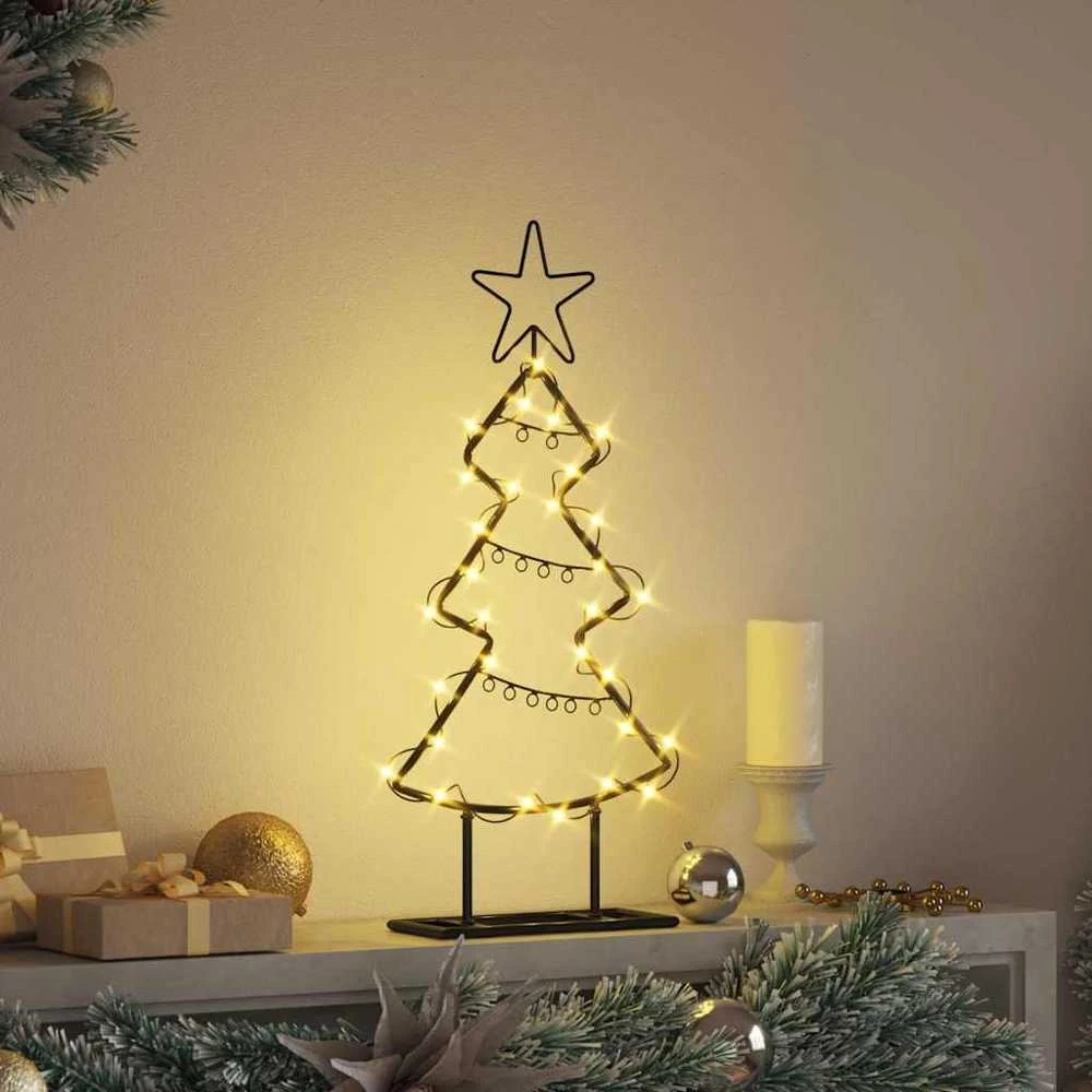 Metalinis Kalėdų medis Juoda 60 cm Plienas