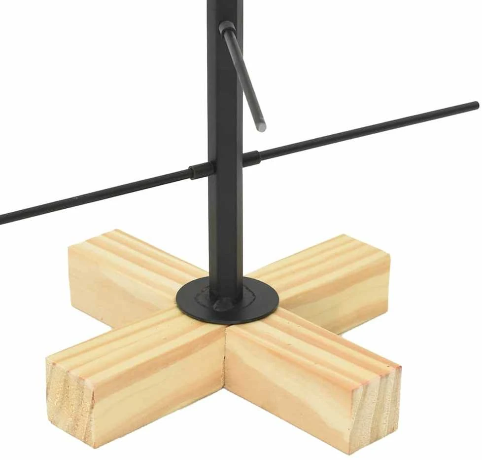 Metalinis Kalėdų medis Juoda 59,5 cm