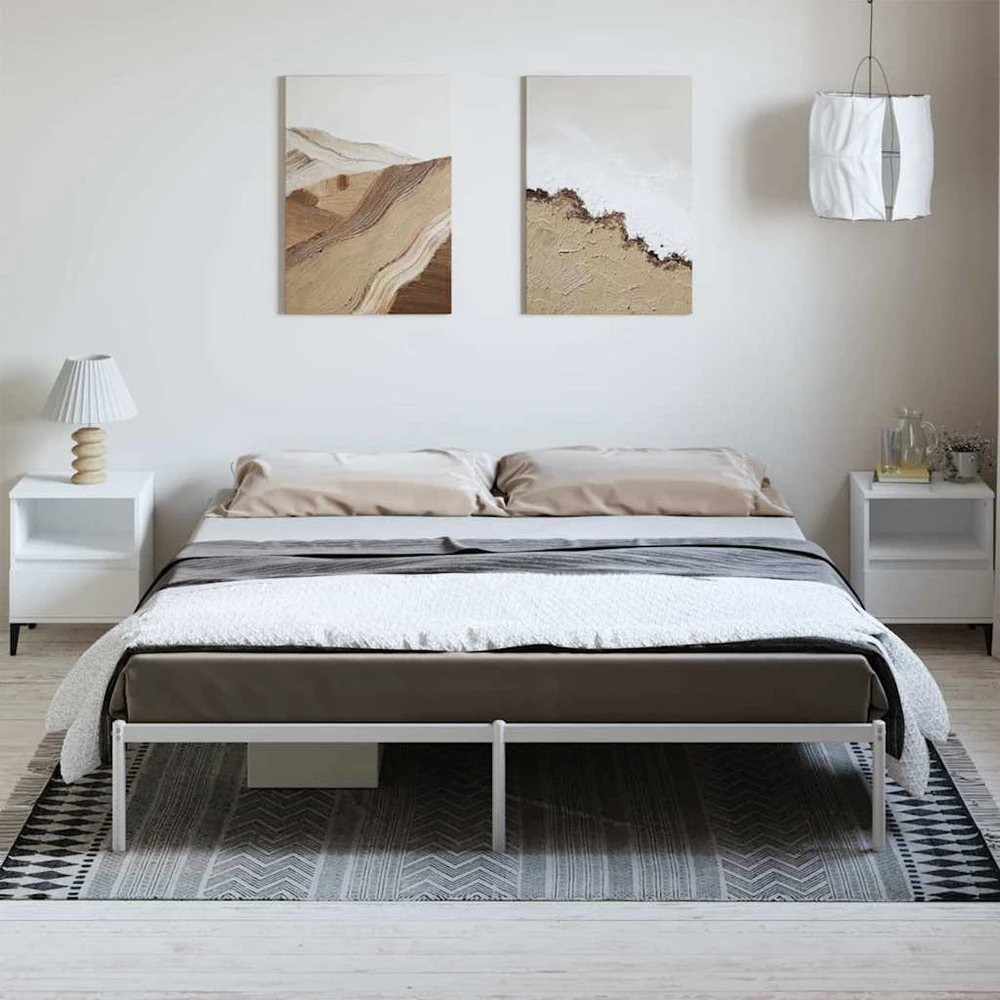 Lova Metalinis lovos rėmas, baltos spalvos, 183x213cm