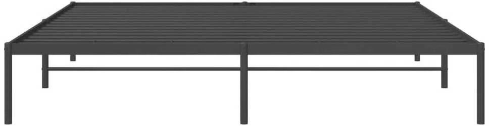 Metalinis lovos rėmas, juodos spalvos 180x200 cm
