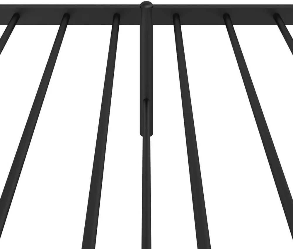 Lova Metalinis lovos rėmas su galvūgaliu, juodos spalvos, 107x203cm