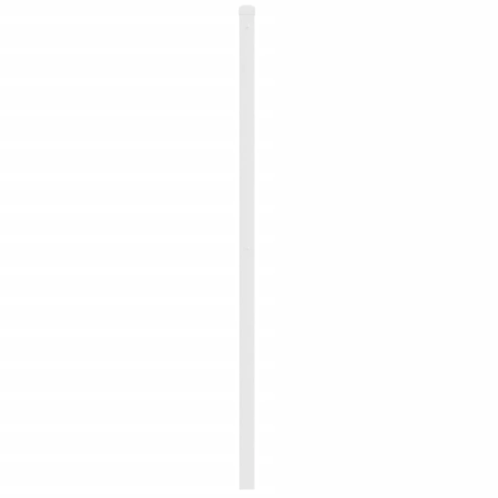 Metalinis galvūgalis, baltos spalvos, 200cm