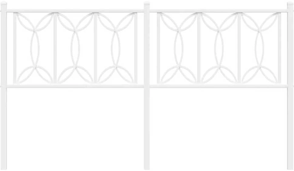 Metalinis pakaitinis galvūgalis, baltos spalvos, 160cm
