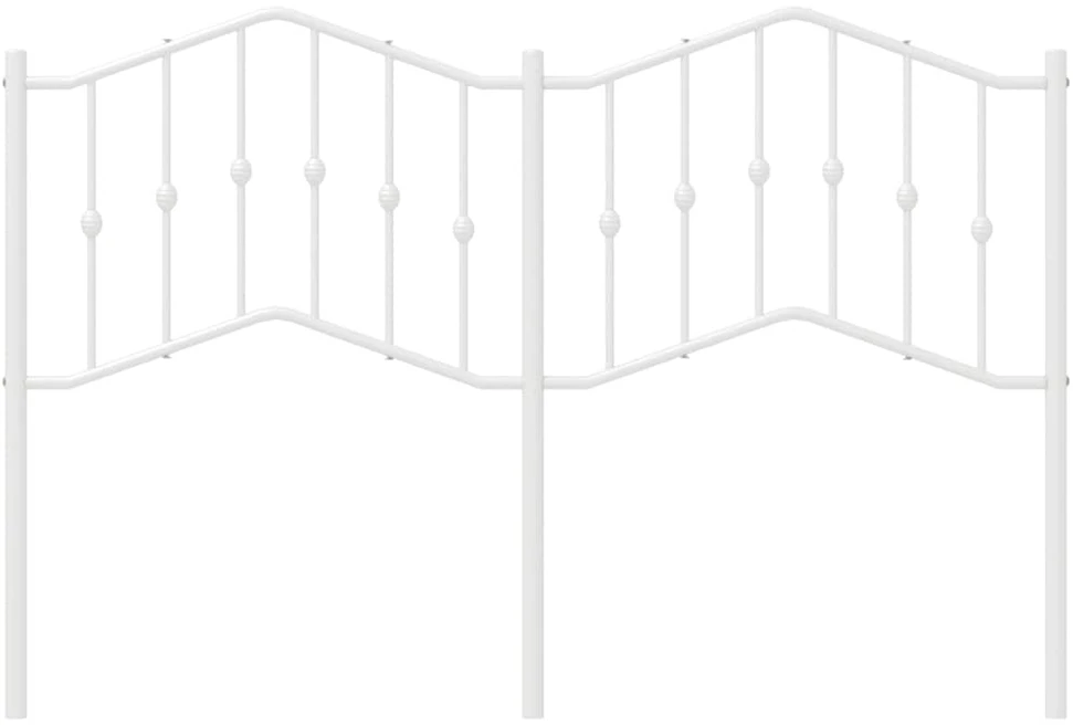 Metalinis galvūgalis, baltos spalvos, 135cm