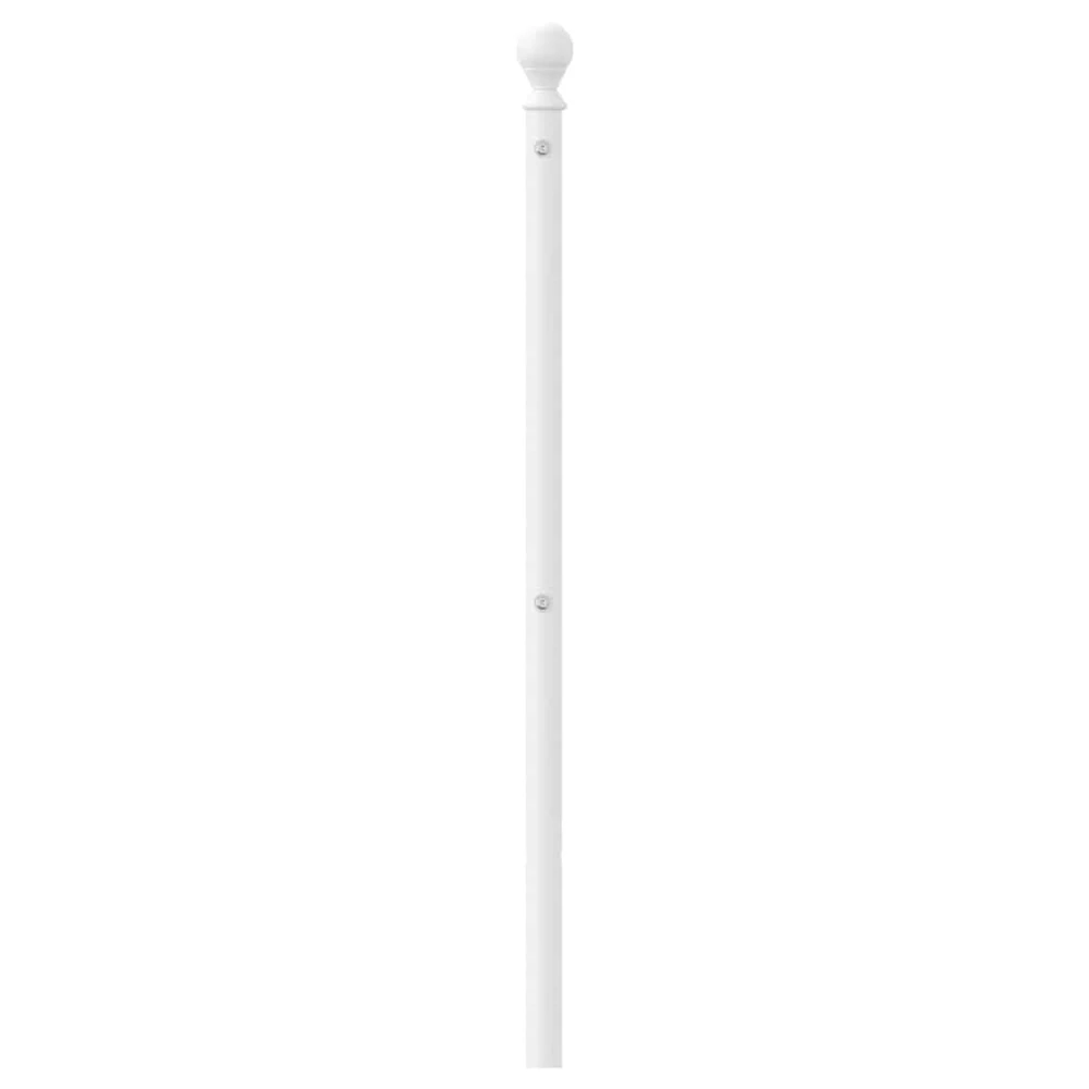 Metalinis pakaitinis galvūgalis, baltos spalvos, 160cm