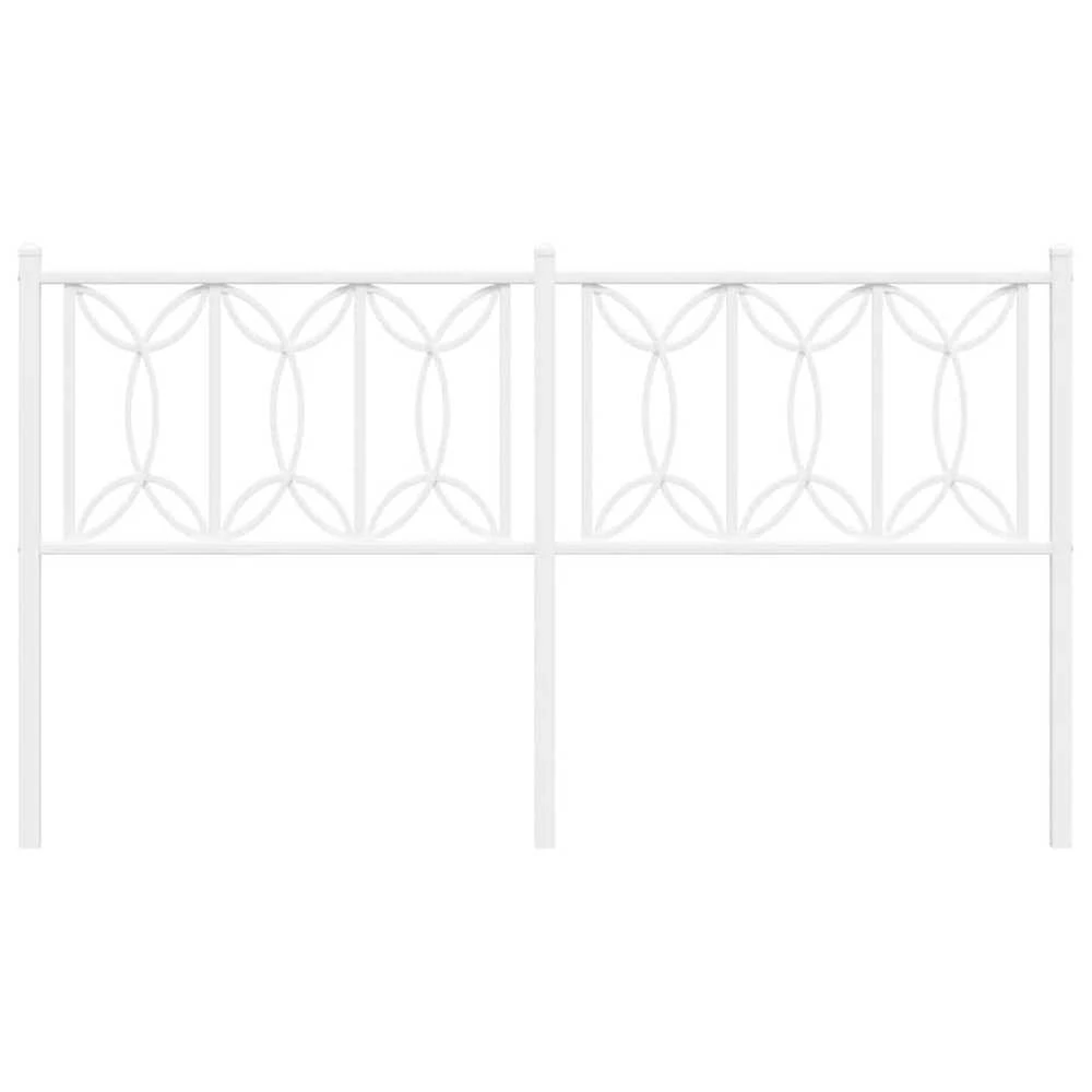 Metalinis pakaitinis galvūgalis, baltos spalvos, 150cm