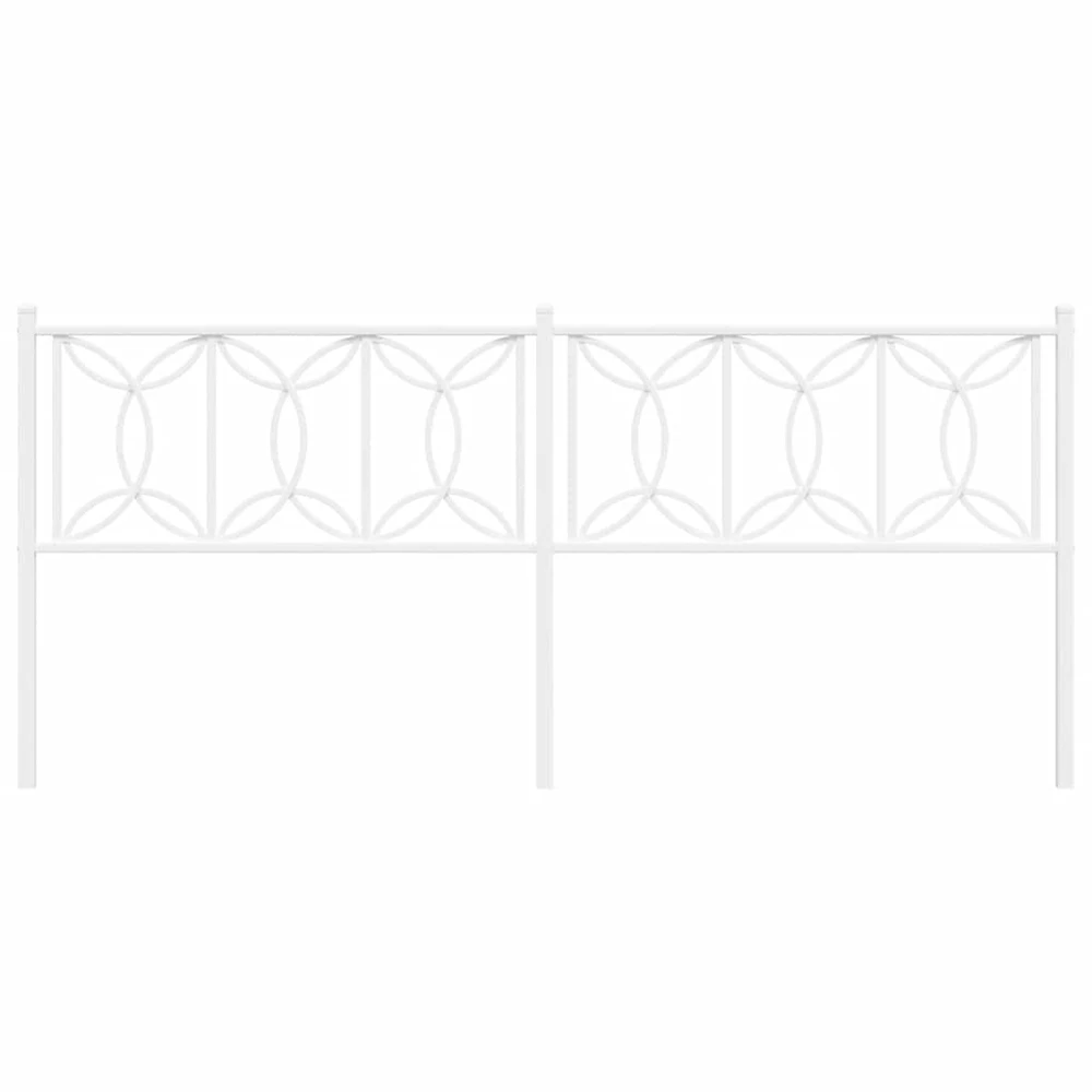 Metalinis pakaitinis galvūgalis, baltos spalvos, 200cm