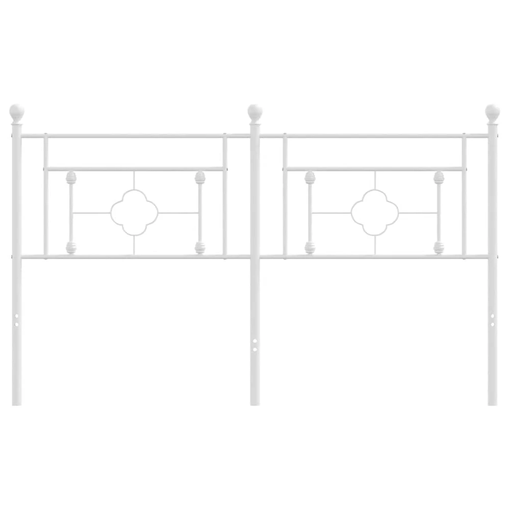 Metalinis pakaitinis galvūgalis, baltos spalvos, 160cm