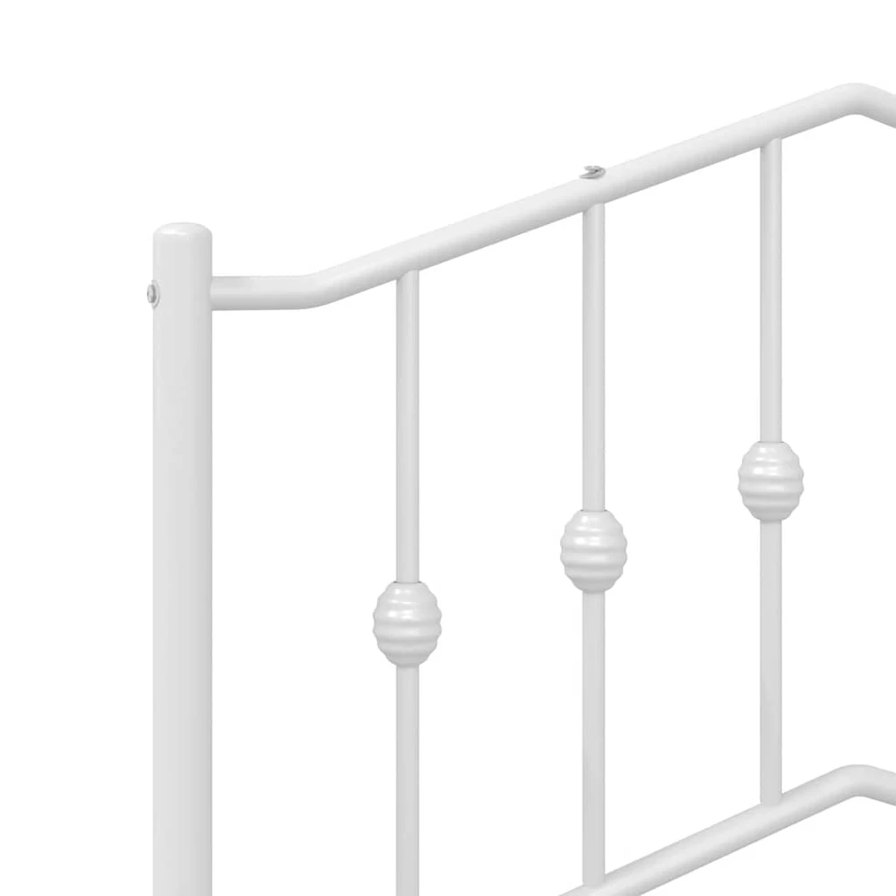 Metalinis galvūgalis, baltos spalvos, 135cm