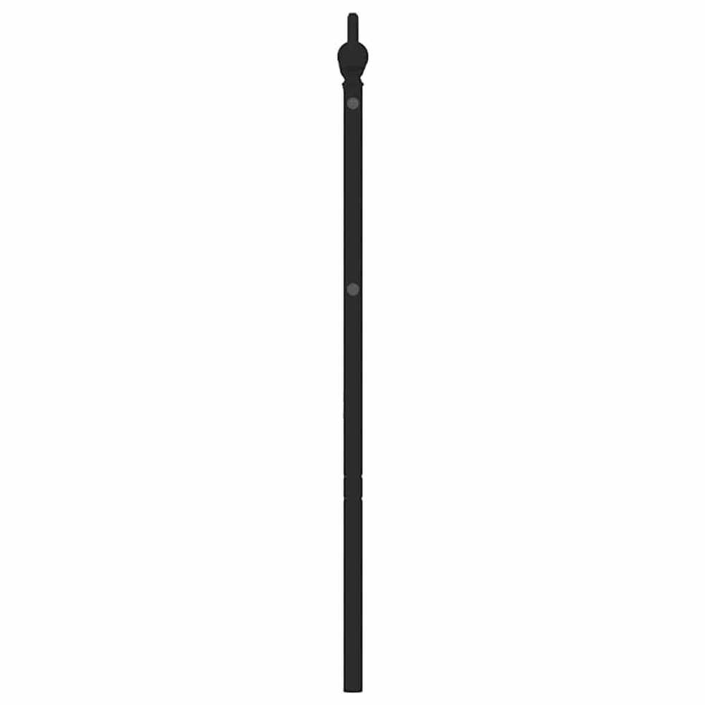 Metalinis galvūgalis, juodos spalvos, 180cm