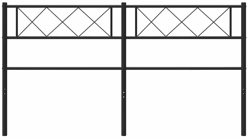 Metalinis galvūgalis, juodos spalvos, 135cm