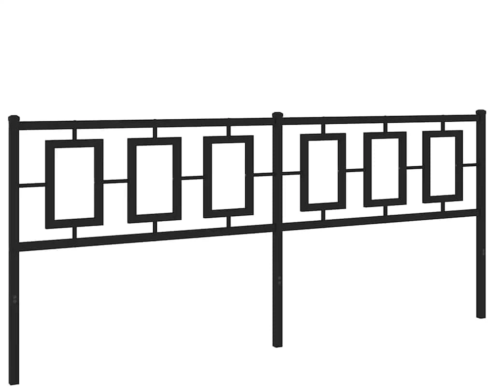 Metalinis galvūgalis, juodos spalvos, 193cm