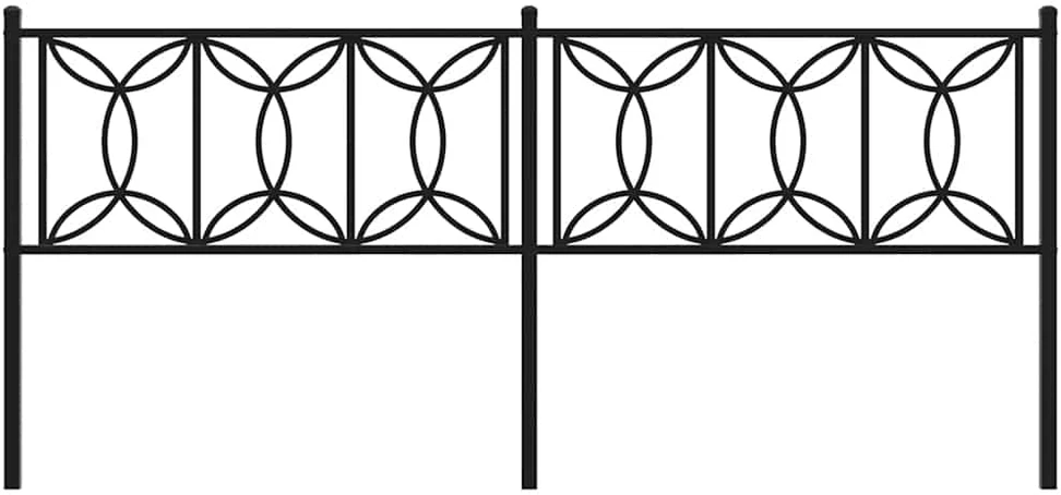 Metalinis pakaitinis galvūgalis, juodos spalvos, 193cm