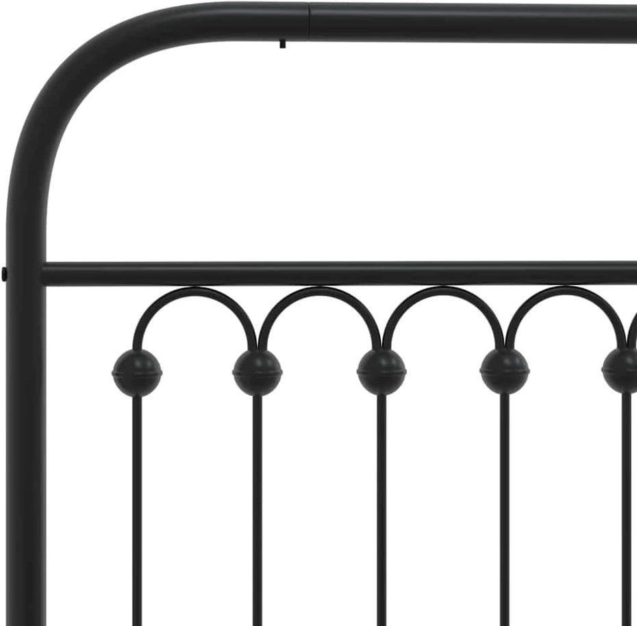 Metalinis galvūgalis, juodos spalvos, 100cm