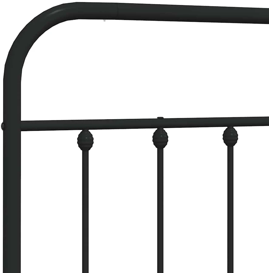 Metalinis galvūgalis, juodos spalvos, 160cm