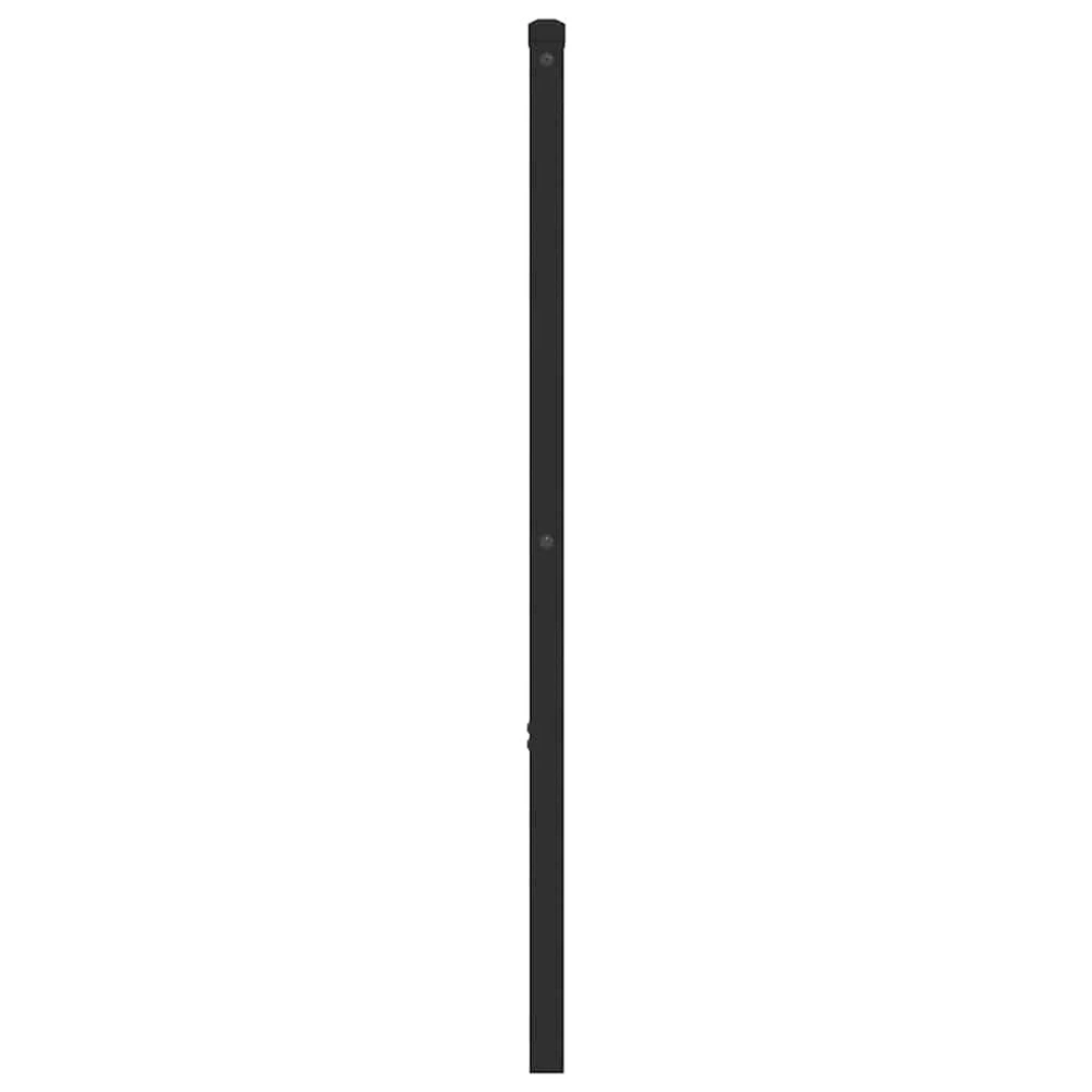 Metalinis galvūgalis, juodos spalvos, 193cm