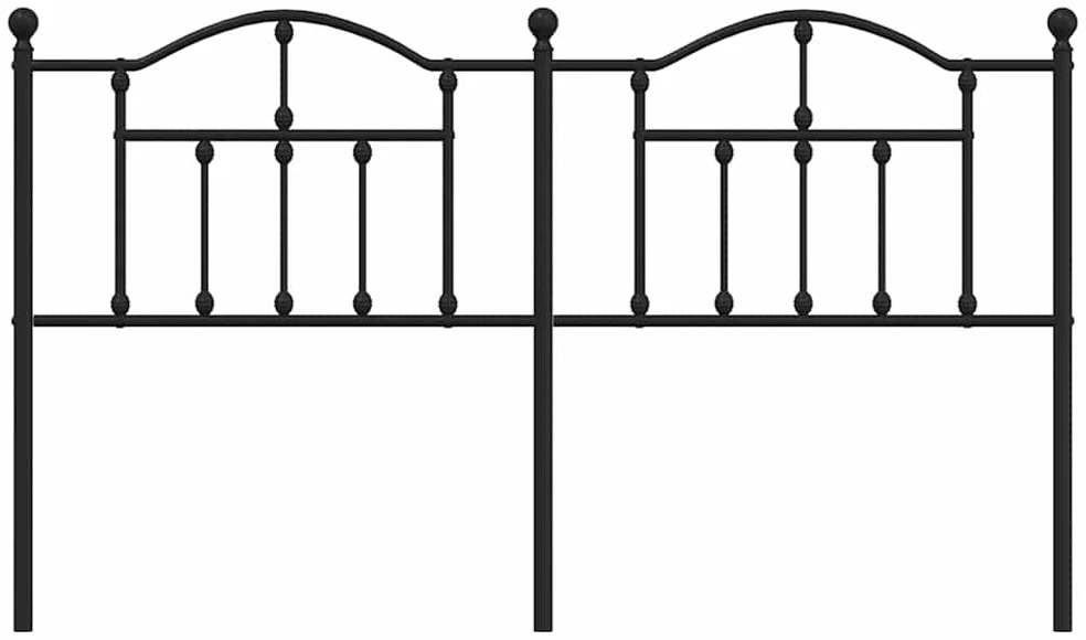 Metalinis galvūgalis, juodos spalvos, 180cm