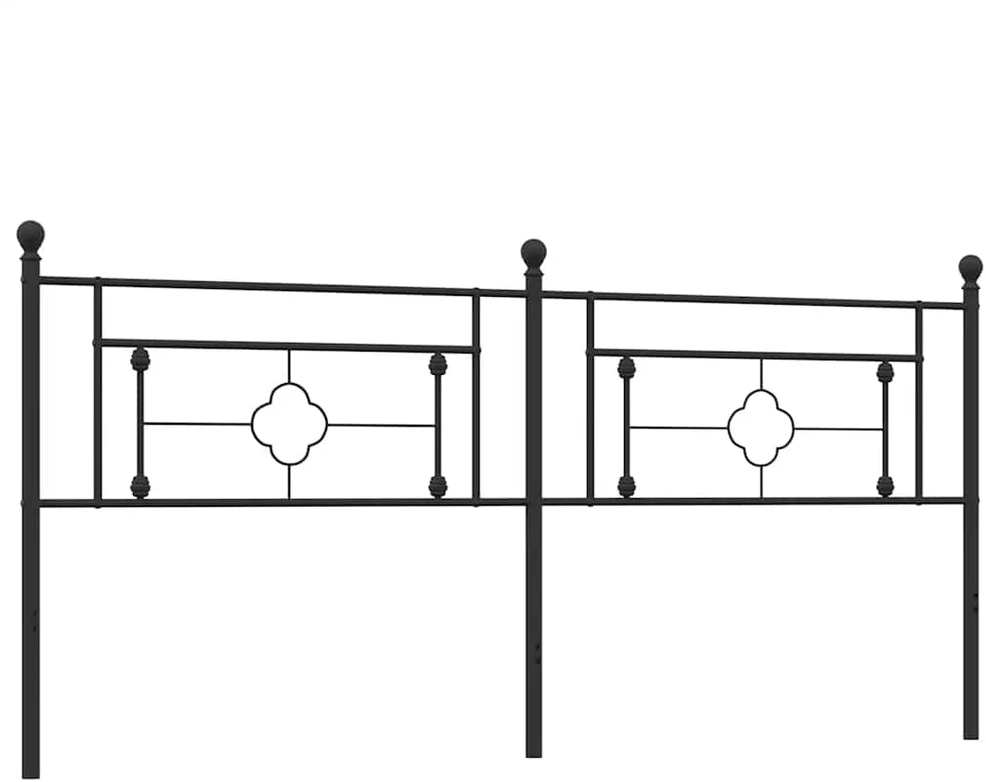 Metalinis galvūgalis, juodos spalvos, 193cm