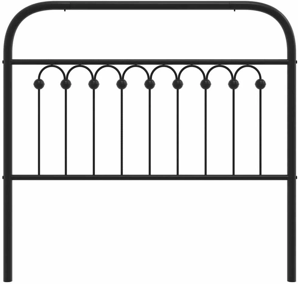 Metalinis galvūgalis, juodos spalvos, 100cm