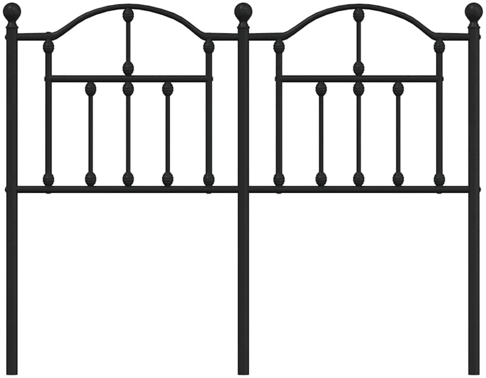 Metalinis galvūgalis, juodos spalvos, 120cm
