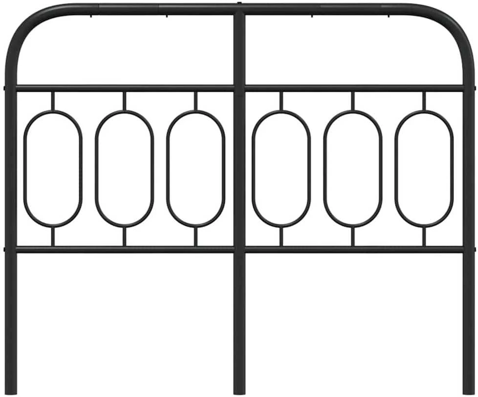 Metalinis pakaitinis galvūgalis, juodos spalvos, 120cm