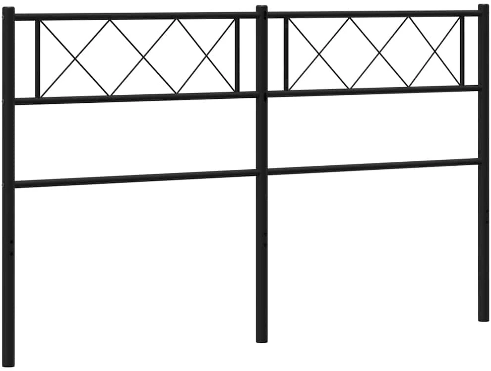 Metalinis galvūgalis, juodos spalvos, 135cm