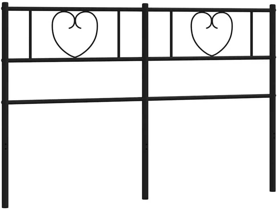 Metalinis galvūgalis, juodos spalvos, 150cm