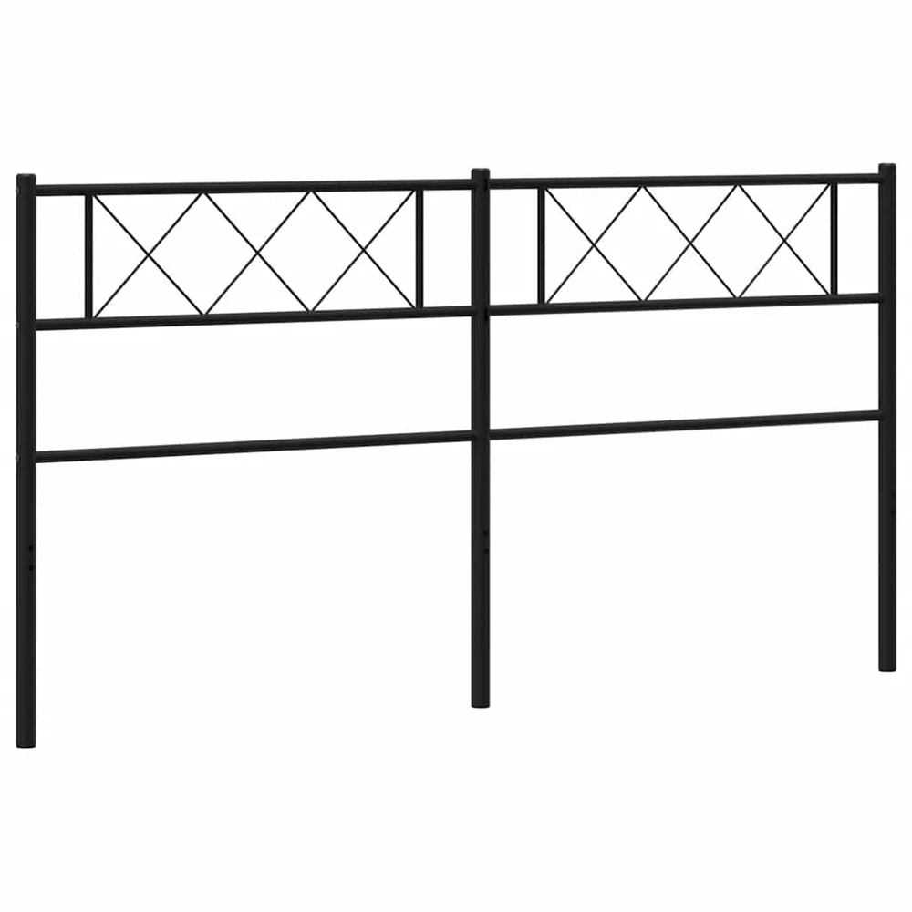 Metalinis galvūgalis, juodos spalvos, 180cm