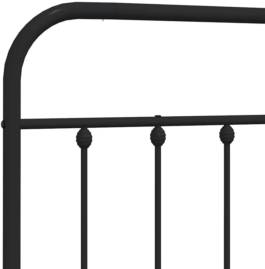 Metalinis galvūgalis, juodos spalvos, 75cm