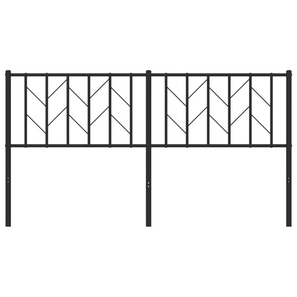 Metalinis galvūgalis, juodos spalvos, 160cm