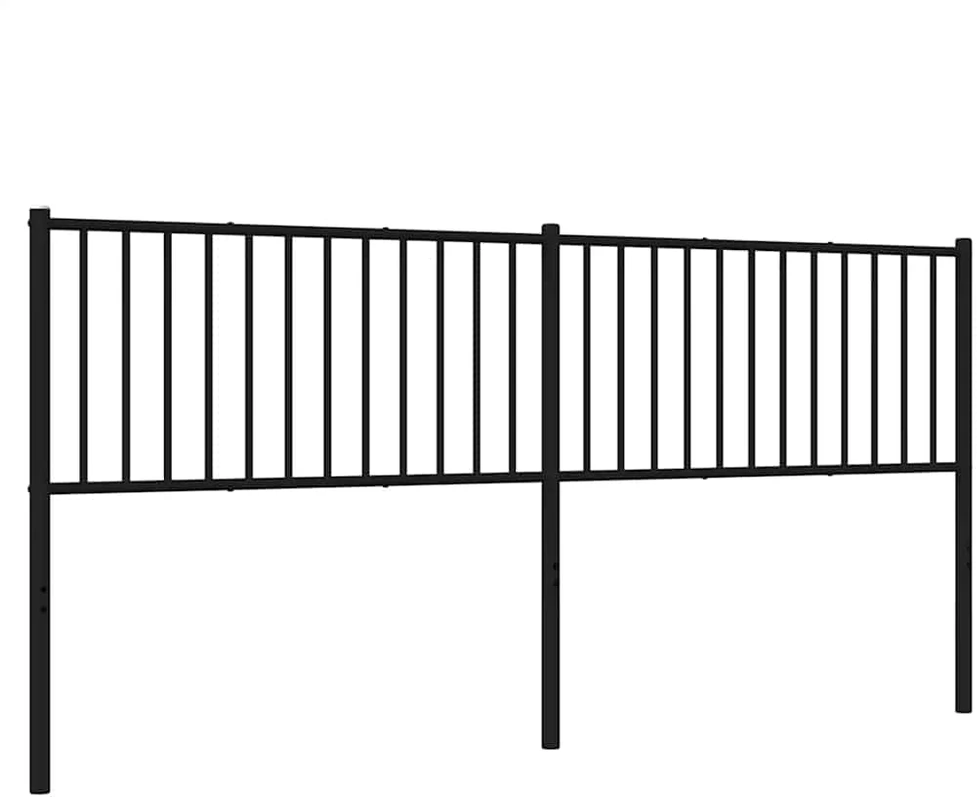 Metalinis galvūgalis, juodos spalvos, 193cm