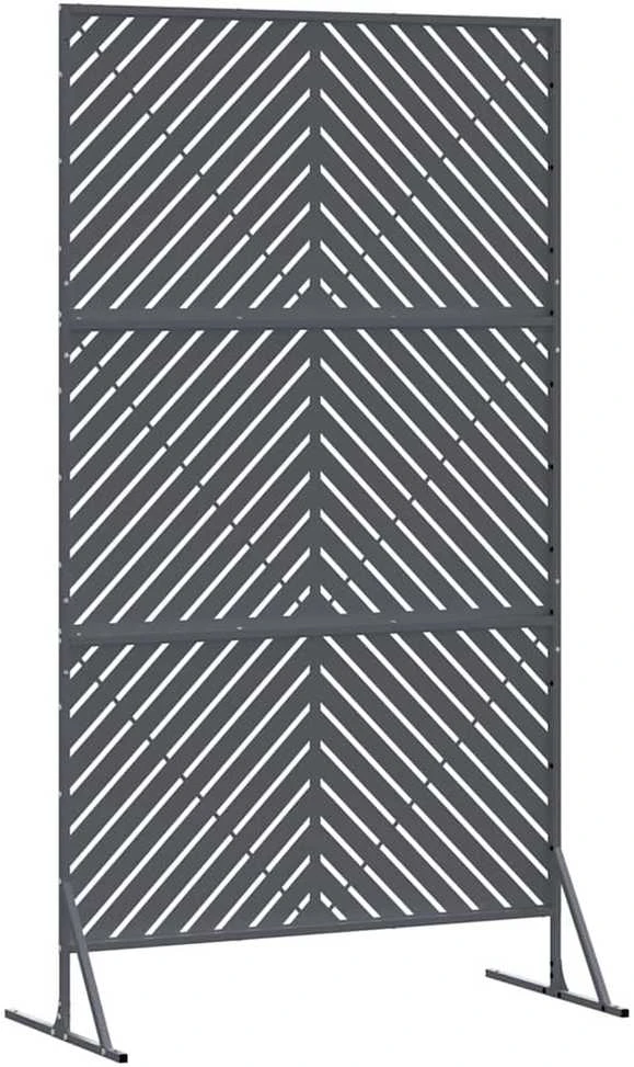Privatumo žaliuzės 100 x 50 x 180 cm Plienas Antracito