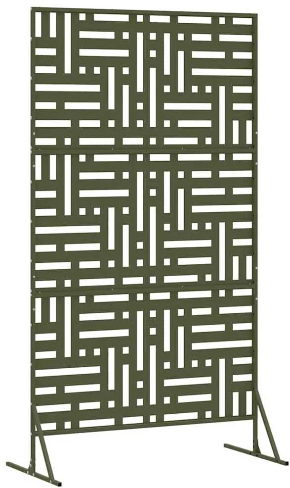 Privatumo žaliuzės 100 x 50 x 180 cm Plienas Alyvuogių žalia