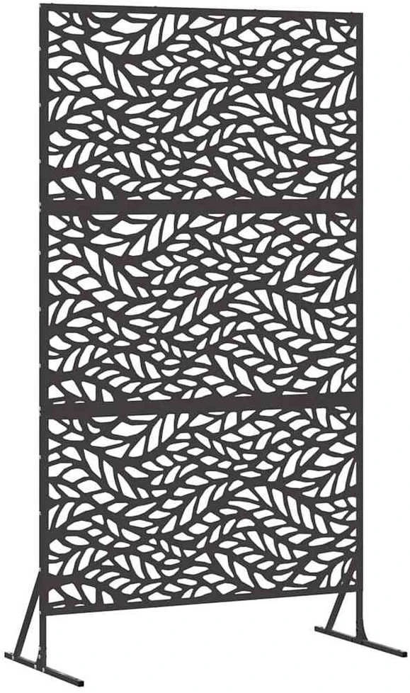 Privatumo žaliuzės 100 x 50 x 180 cm Plienas Juoda