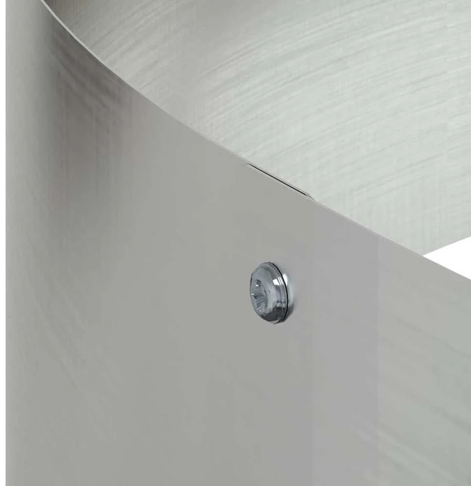 Sodo vazonas Sidabro 120 x 120 x 20 cm Cinkuota plienas
