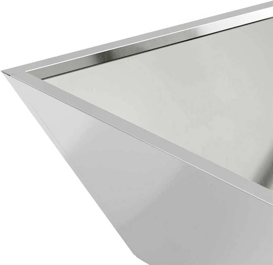 Sodo vazonas Sidabrinė 50 x 50 x 15 cm Galvanizuotas plienas